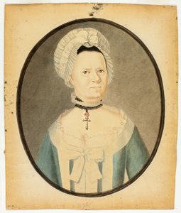 Portrett av en kvinne av Unknown artist
