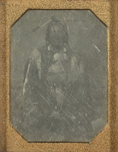 [Portrett av en amerikansk indianermann] av Unknown artist