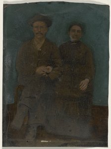 [Portrett av par] av Unknown artist