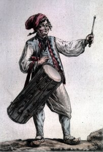 Portrett av den franske tenoren Antoine Trial (1736 - 1795) i rollen som Pêre la Joie i "The Harvesters"" av André Modeste Grétry (1741 - 1813), Paris 1787 av Unknown artist