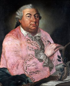 Portrett av den italienske komponisten Niccolo Jommelli (1714 -1774) Anonymt maleri. 1760 rundt Bologna, Civic Museum and Music Library av Unknown artist