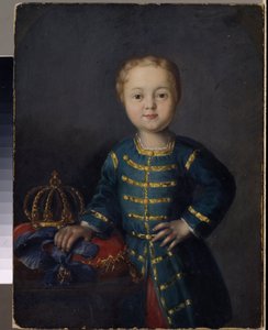 Portrett av tsaren av Russland Ivan VI Antonovich av Unknown artist