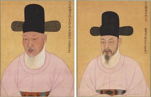 Portretter av Cho Heun-myeong og Cho Jae-ho av Unknown artist