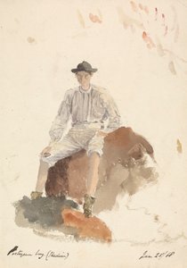Portugisisk gutt (Madeira) 25. januar 1868 av Unknown artist