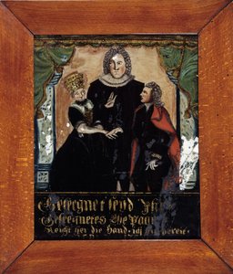 Protestantisk ekteskap i Alsace: velsignelsen til ektefellene av Unknown artist