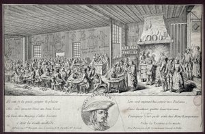 Ramponaux taverna Denne populære kabareten ble grunnlagt av Jean Ramponaux (Ramponneau eller Ramponeau av Unknown artist