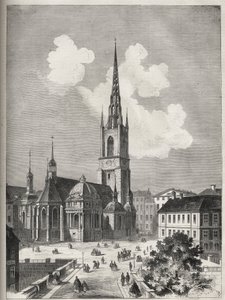 Riddarholmen kirke - Riddarholms kirke i Stockholm - 1866 - av Unknown artist