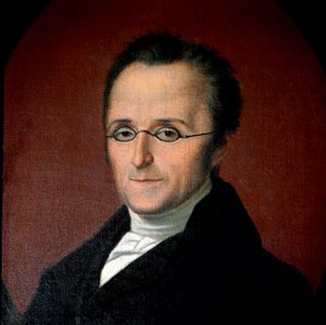 Risorgimento: "" Portrett av den italienske patrioten Silvio Pellico (1789-1854) "Anonymt maleri av Saluzzo fra 1800-tallet, Museo di Casa Cavassa av Unknown artist
