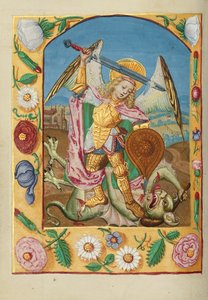 Sankt Mikael og dragen av Unknown artist