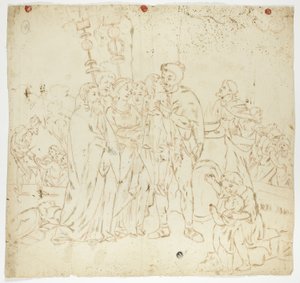 Scene fra romersk historie av Unknown artist