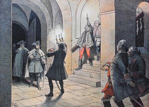 Syvårskrig, mellom 1756 og 1763, kong Fredrik den store av Unknown artist