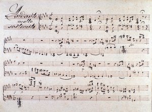 Noter til De to dagene, opera av Luigi Cherubini av Unknown artist
