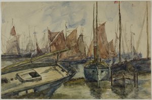 Skip i havn av Unknown artist