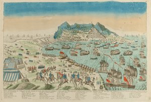 Gibraltars seire, 1782 av Unknown