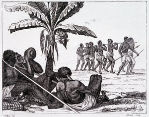 Slaver som handler på tur - i "" Pittoreske Frankrike", T.III av Unknown artist