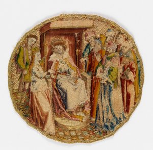 St. Catherine forvirret lærde før keiser Maxentius av Unknown artist