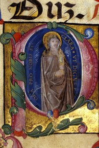 St. Claire. Grunnlegger av Clares Order (se Assisi av Unknown artist