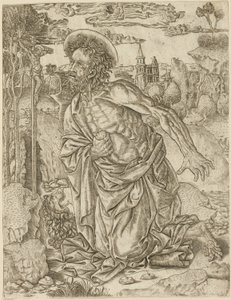St. Hieronymus i bot av Unknown artist
