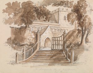 St. Margarita kirke av Unknown artist