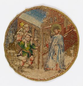 St. Martin helbreder de lamme og blinde tiggerne mot deres ønsker av Unknown artist