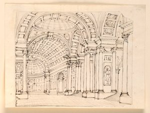 Scenedesign, Palace Interiør av Unknown artist
