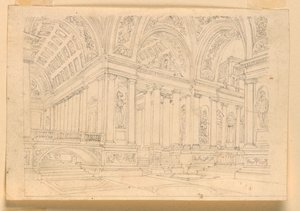 Scenedesign, Palace Interiør av Unknown artist