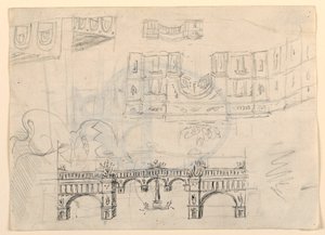 Scenedesign: et bytorg av Unknown artist