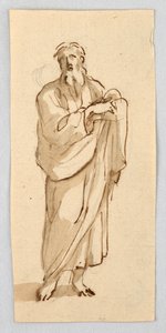 Stående skjeggete mann av Unknown artist
