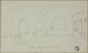 Dampbadene til Nero nær Baiae av Unknown artist