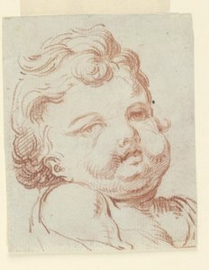 Studie av barnets hode av Unknown artist