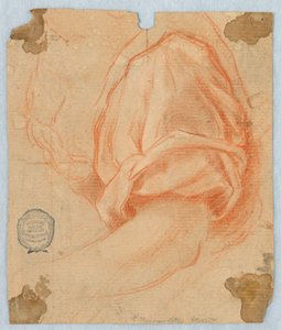 Studie av den øvre delen av en manns venstre arm av Unknown artist
