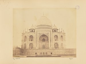 Taj Mahal, Agra av Unknown artist