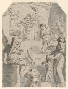 Hyrdenes tilbedelse av Unknown artist