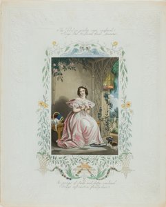 Fuglen i det andre buret, innesperret (valentinsdag) av Unknown artist