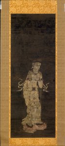 Bodhisattvaen Seishi, fra triptykonet Amida-treenighetens tilnærming av Unknown artist