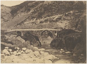 The Bridge of Palalda (nær Amelie Les-Bains) av Unknown artist