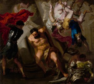 Samsons død av Unknown artist
