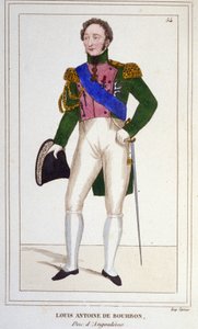 Hertugen av Angouleme Louis Antoine (Louis-Antoine) d