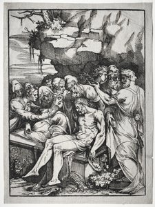 Gravleggingen av Unknown artist