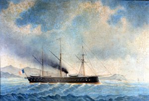 Fregatt-herligheten. 1859. av Unknown artist