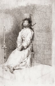 The Garrotted Man, ca. 1780 (etsing) av Unknown artist