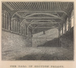 Hallen til Croydon Palace; side 82 (bind 1) av Unknown artist