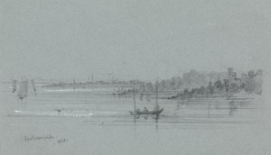 Havnen i Southampton av Unknown artist