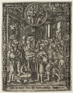 Den gamle kongen på hans trone av Unknown artist