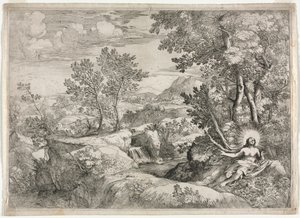 Den angrende Magdalen av Unknown artist