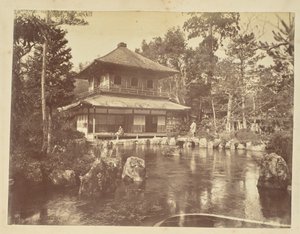 [Sølvpaviljongen ved Jion-ji-tempelet] av Unknown artist