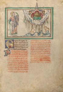 Guds tempel med tabernaklet i himmelen av Unknown artist