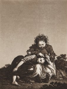 De unge tiggere av Unknown artist