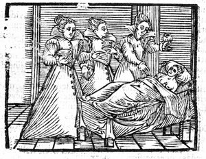Heksens død av Francesco Guaccio "" Compendium Maleficarum"" Milano 1608. av Unknown artist