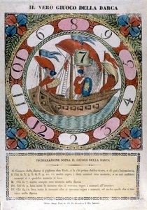 Spillet om båten. 18. århundre av Unknown artist